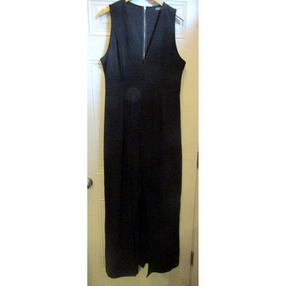 Fashion Nova Jumpsuit Middle Of Things Black Maxi Dress Cobo Womens Plus Size 3X - Picture 5 of 8